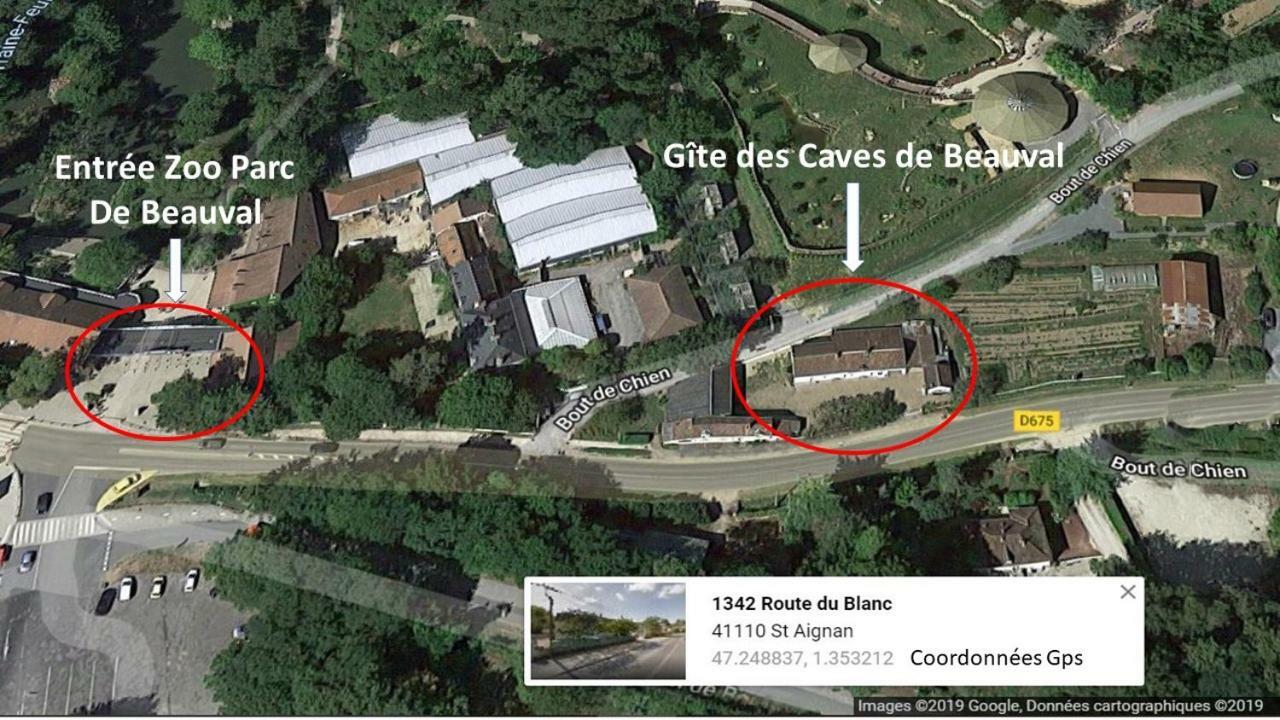 Gite Caves De Beauval Saint-Aignan  Exterior foto